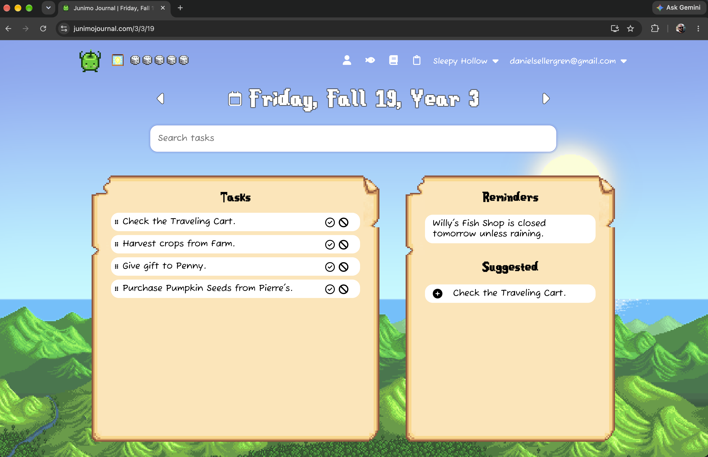 Junimo Journal website
